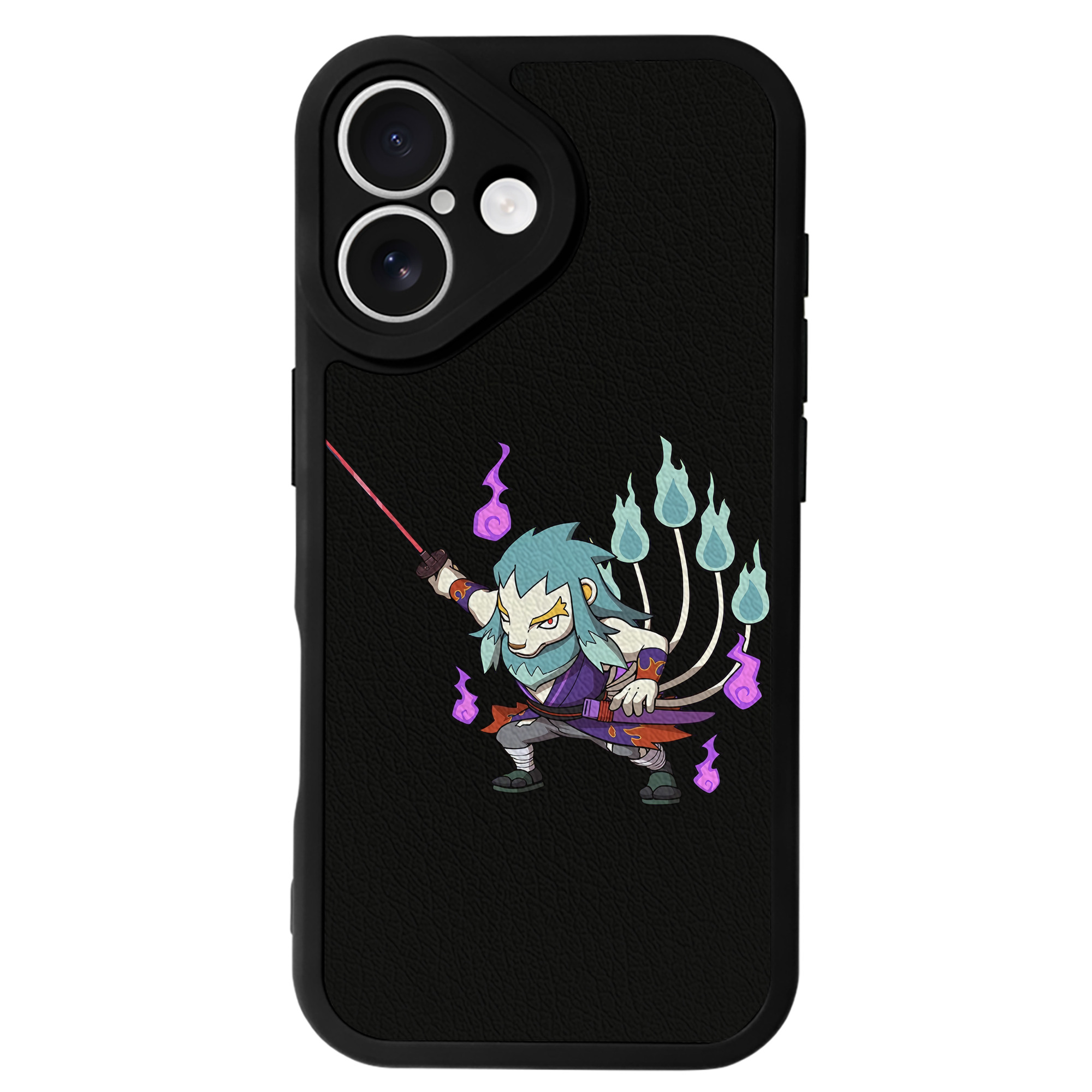 （画像用） 妖怪ウォッチ Yo-kai Watch 【iPhone 16シリーズ対応】シリコンスマホケース（レザー調） 材質：シリコン